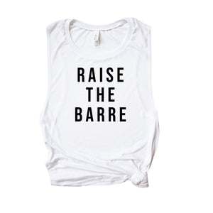 Womens Workout Tank, Womens Fitness Tank, Workout Tank Top, Workout Gift, Gift for Her, Raise the Barre Tank, Barre Tank for Her, Pilates