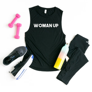 Woman Up Tank, Women's Day Tank, Gift for Mom, Fitness Tank Top, Gym Tank, Feminist Tank, Feminism Shirt, Gift for Her, Women's Rights Tank