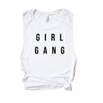 Load image into Gallery viewer, Girl Gang Tank, Women&#39;s Fitness Tank, Gift for Girl Mom, Workout Tank Top, Mom of Girls Tank, Feminist Shirt, Feminism Tank, Gift for Her
