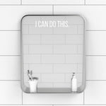 Load image into Gallery viewer, I Can Do This Sticker Positive Affirmation Mirror Cling, Self-Love Window Sticker, Self-Worth Mindfulness, Positive Self-Talk, Manifestation
