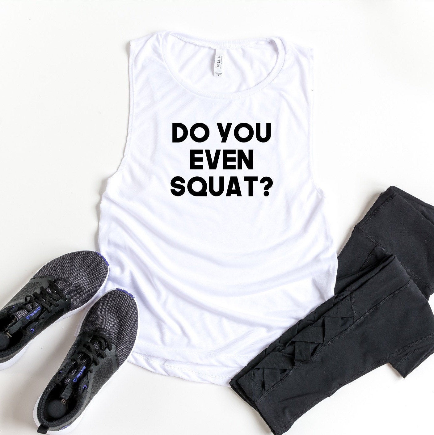 Womens Workout Tank, Womens Fitness Tank, Workout Tank Top, Workout Gift, Gift for Her, Do You Even Squat, Squat Tank, Weightlifting Tank