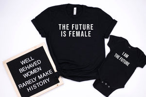 Mommy and Me Matching Feminism Shirts, Mother Daughter Matching, Social Justice, Future is Female, Gift for Mom, Girl Power Shirt, Equality