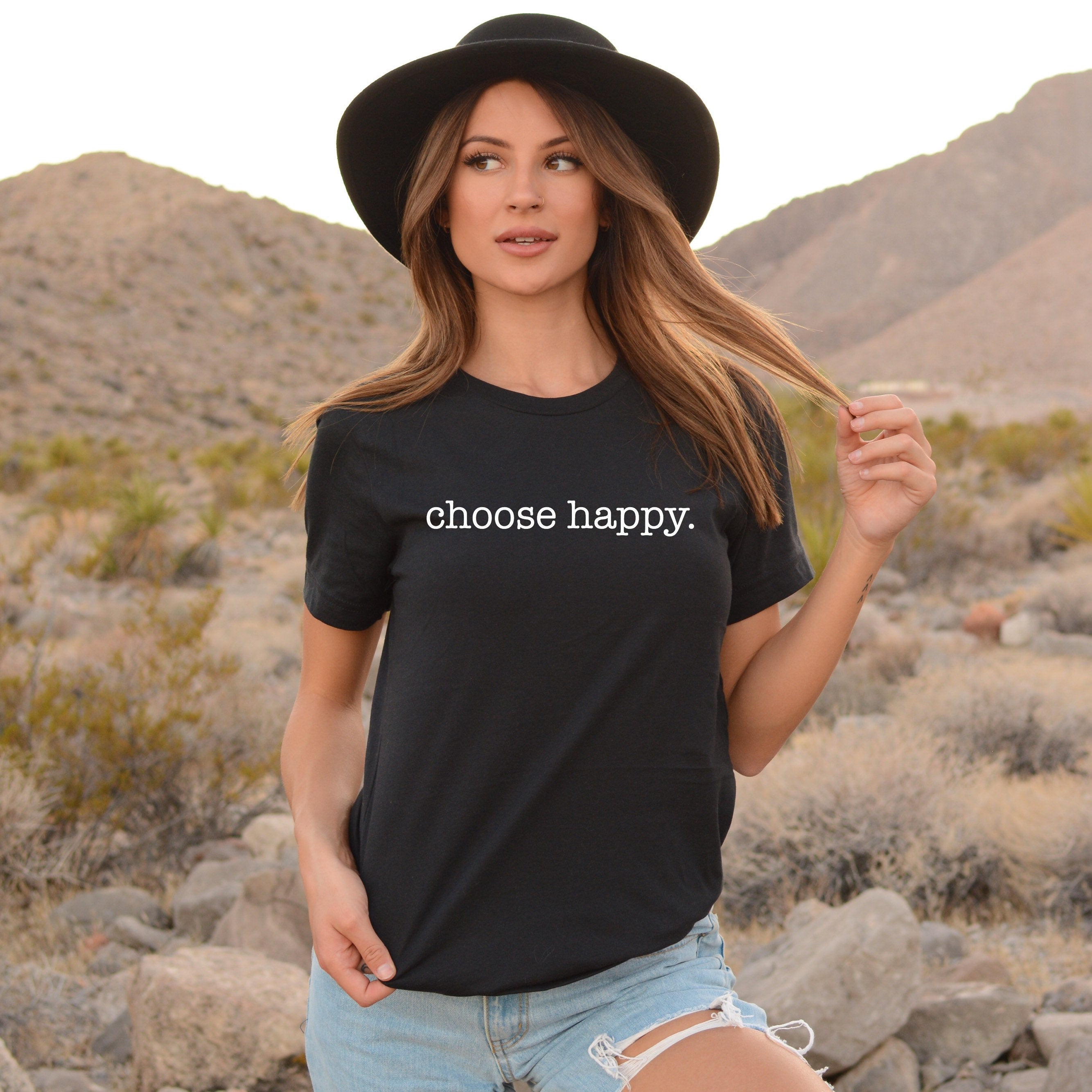 Choose Happy Shirt, Boss Babe Shirt, Inspirational Unisex Tee, Life Coach Gift, Gratitude Gift, Be Grateful, Personal Life Coach, Present