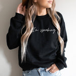 Load image into Gallery viewer, I&#39;m Speaking Sweater, Kamala Harris Sweater, Feminist Sweatshirt, Woman Up Sweater, Girl Power Shirt, Women&#39;s Day Gift, Empowerment Sweater
