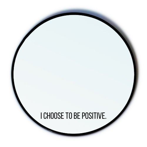 I Choose to be Positive Sticker, Affirmation Mirror Cling, Self-Love Window Cling, Self-Worth Mindfulness, Positive Self-Talk, Manifestation