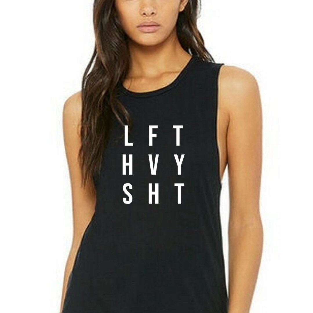 Lifting Tank Top, Womens Fitness Tank, Women’s Workout Tank, Gift for Her, Gym Tank Top, Weightlifting Tank, Workout Motivation, LFT HVY SHT